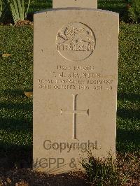 Salonika (Lembet Road) Military Cemetery - Stainton, Thomas Matthew